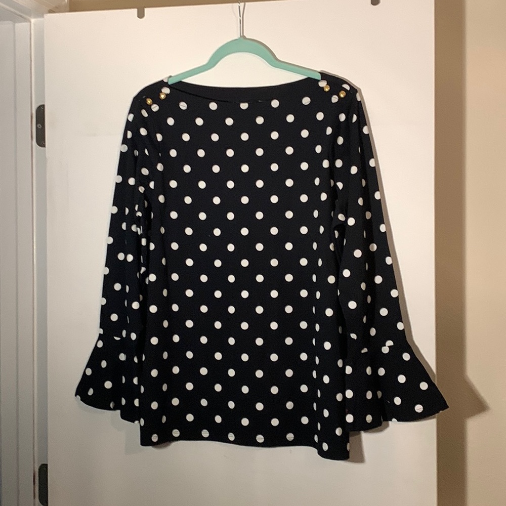 New with tags size 1X and 2X polka dot long sleeve Ralph Lauren Shirt